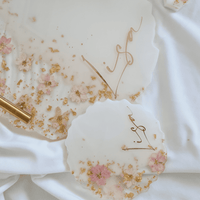 Ensemble Blushy Pink - Set plateau décoration de mariage