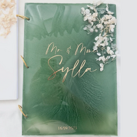 Livre d'Or Céleste - Livre d'or personnalisé et fait main