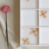 Jeu OXO en Résine Hortensia avec Rangement