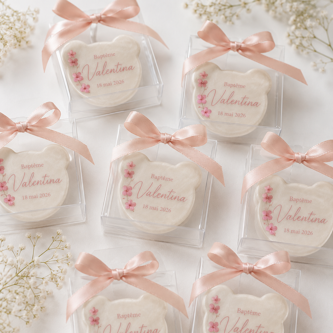 Aimants oursons personnalisés en résine – Cadeaux invités