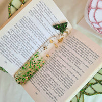 Porte-Livre Papillon en Résine Vert