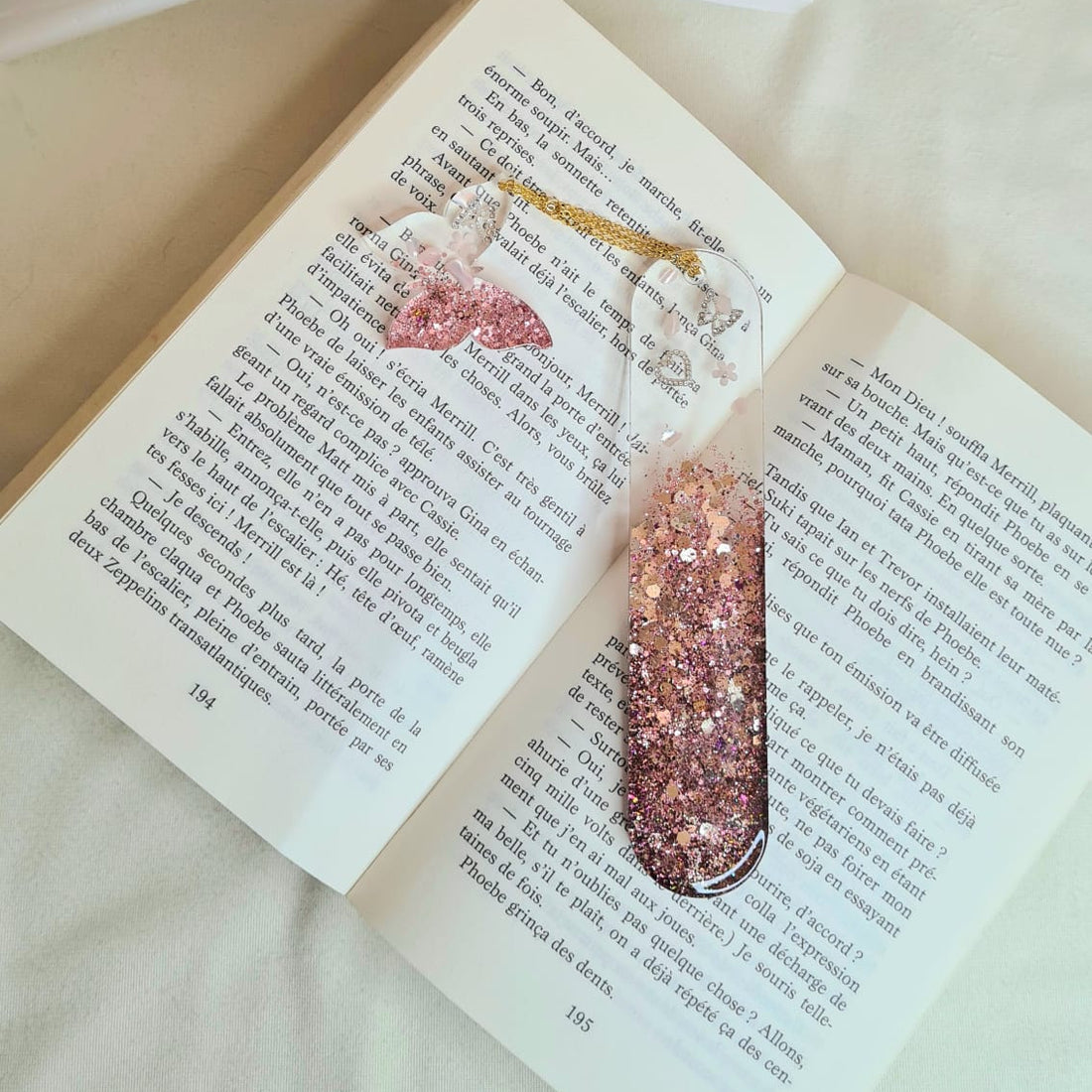 Porte-Livre Papillon en Résine