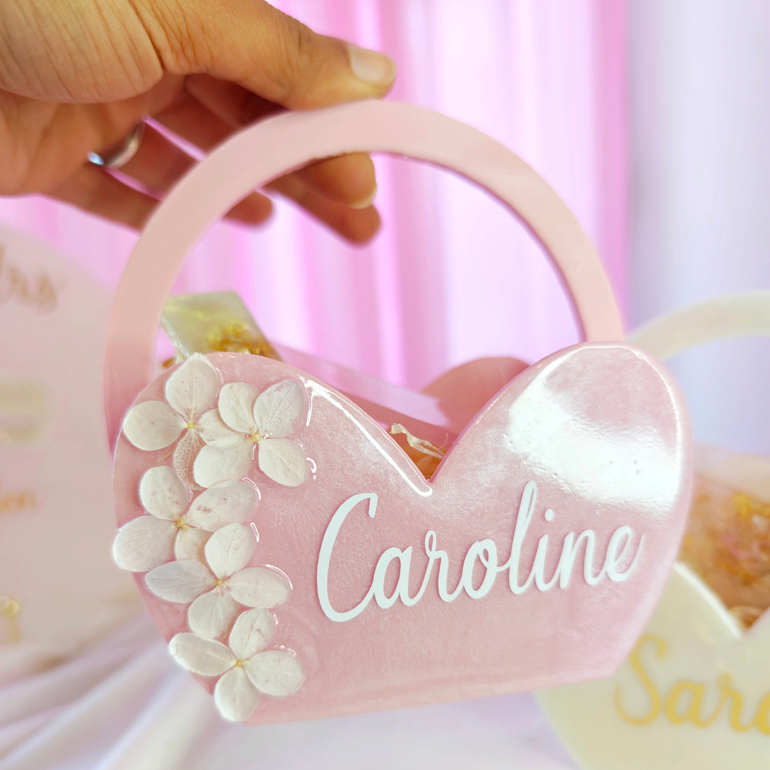 Bridesmaid box cœur personnalisée – Cadeau demoiselle d’honneur